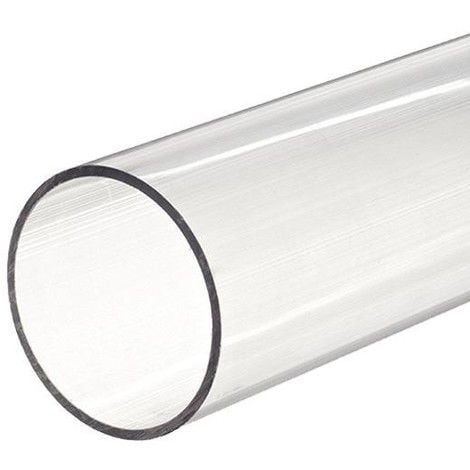 Tube rond incassable transparent en PVC 3M 37 x 40 mm Tube rigide en  plastique blanc : : Bricolage